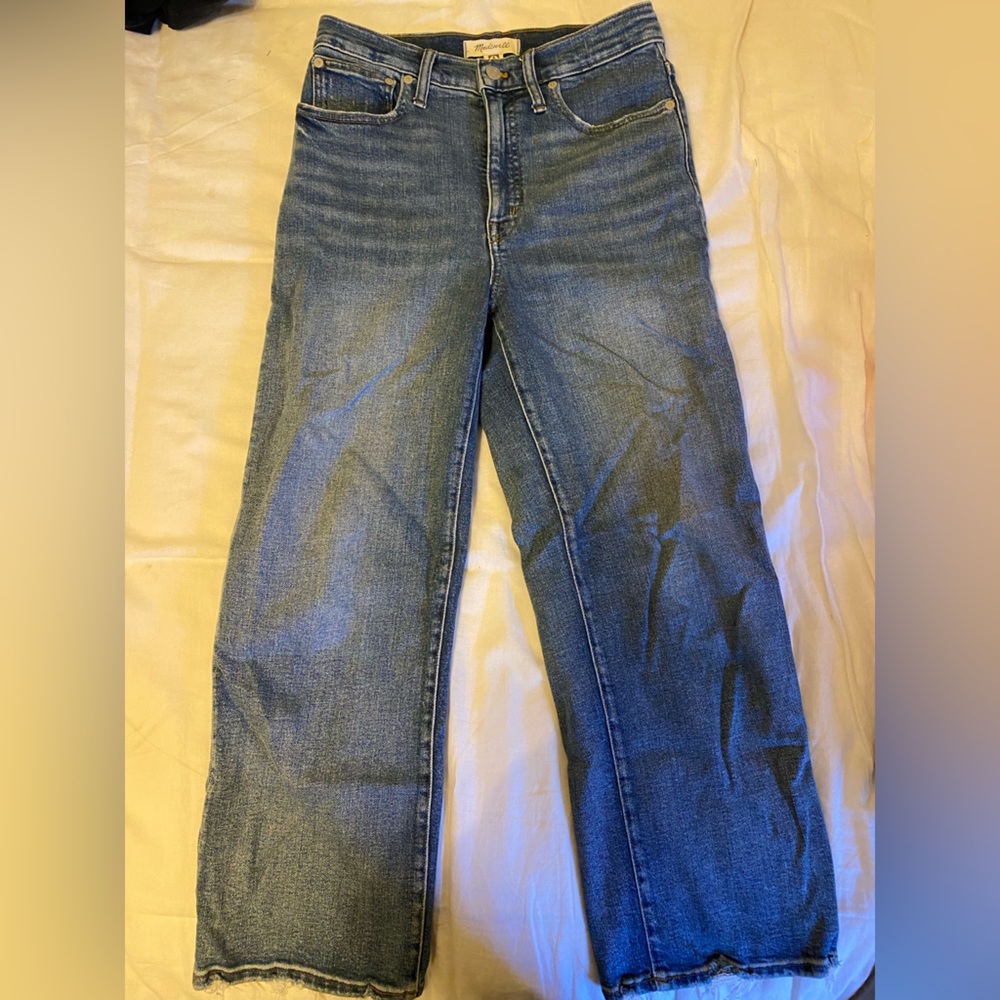 Madewell Slim Wide Leg Crop Jean